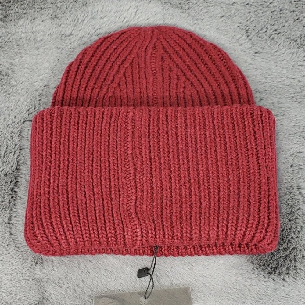 NEW Acne Studio Red Hat Beanie - Picture 3 of 4